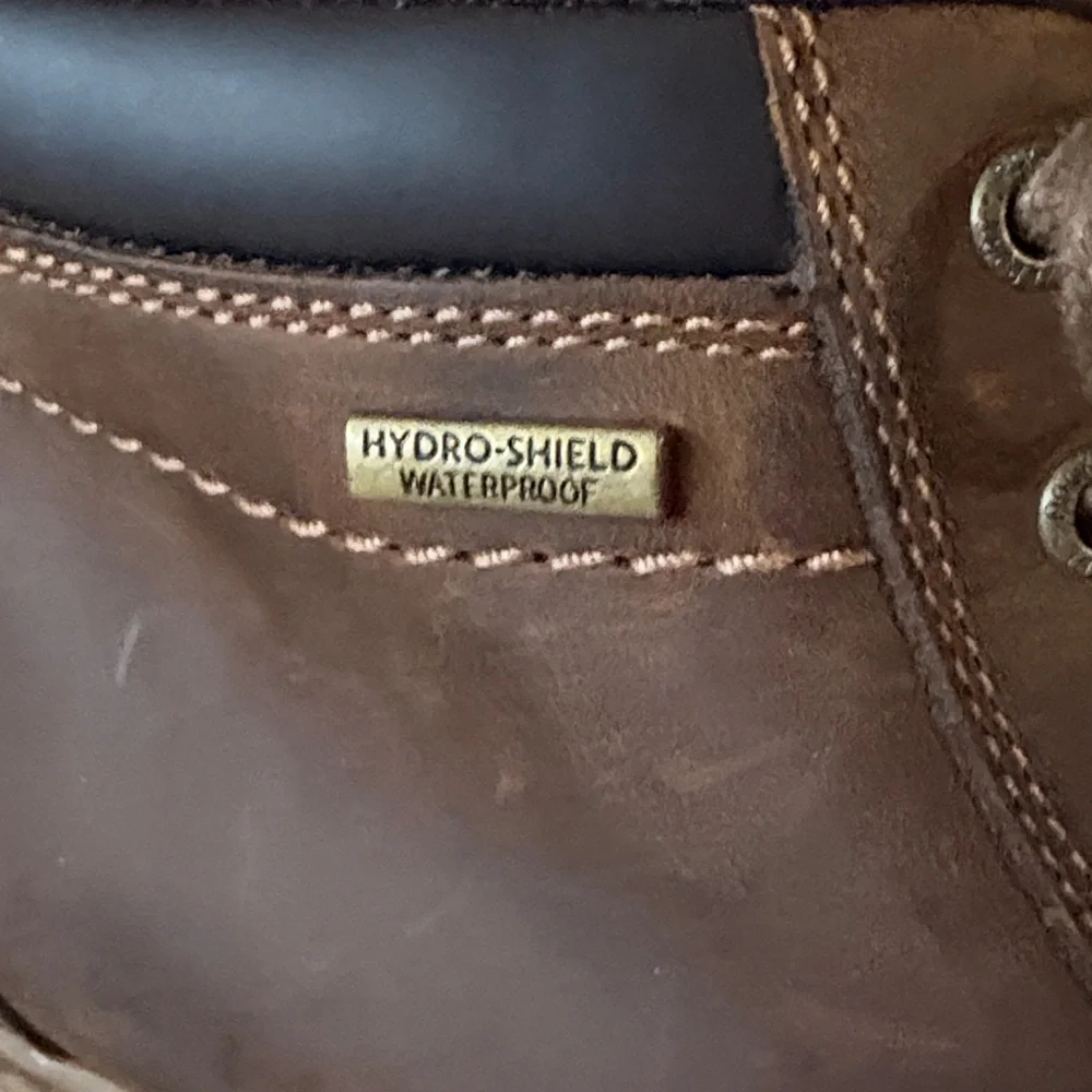 Rockport Brown Leather Chukka Moc Toe Boots